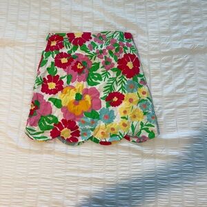 Lilly Pulitzer Floral Skirt - Pink, Yellow, Green